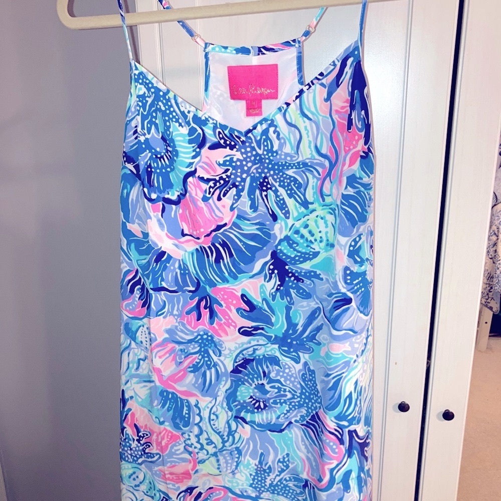 Lilly Pulitzer Dusk Strappy Silk Dress